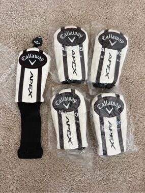 Callaway Apex White and Black Golf Headcover for Hybrids - New!